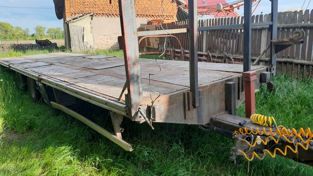 Przyczepa rolnicza tandem 9m laweta platforma