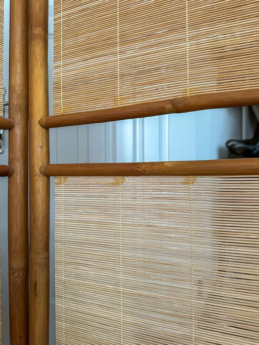 Parawan pokojowy bambus rattan