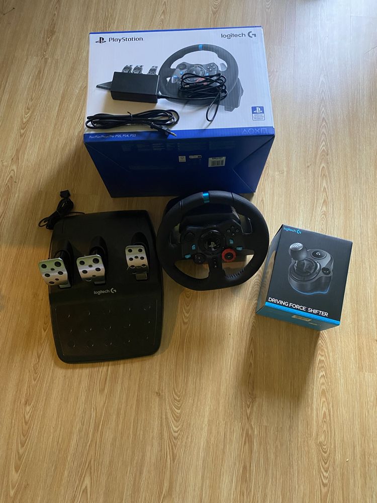 Logitech G29 + Shifter – stan idealny, jak nowa, gwarancja 2 lata!