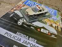 HONDA NSX policja auta model kultowe wozy policyjne 1/43 Deagostini