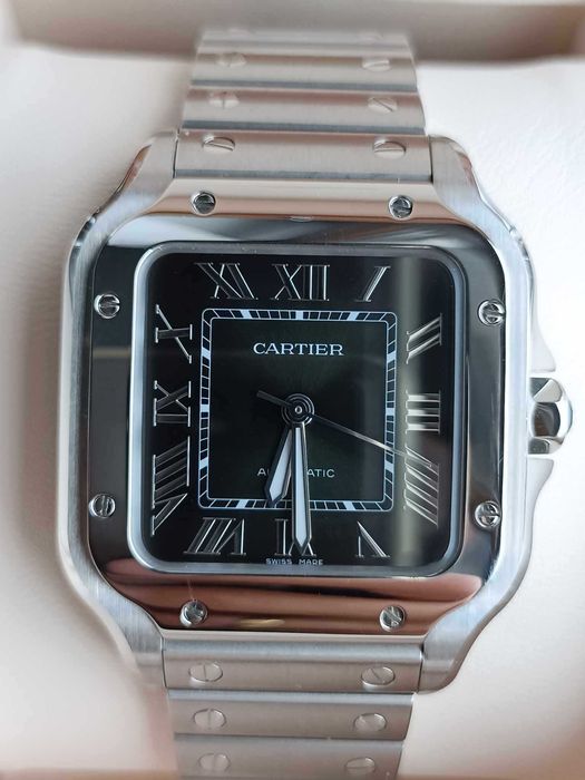 Cartier Santos Medium Green 2023r/ Gwar. do 2031r