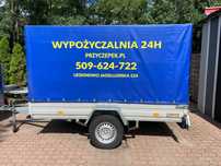 Wynajem, Wypożyczalnia przyczep towarowych lekkich 750kg na kat B 24h