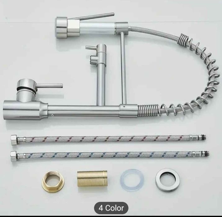 Torneira cozinha MASTER CHEF 2 chuveiro profissional e bica giratória