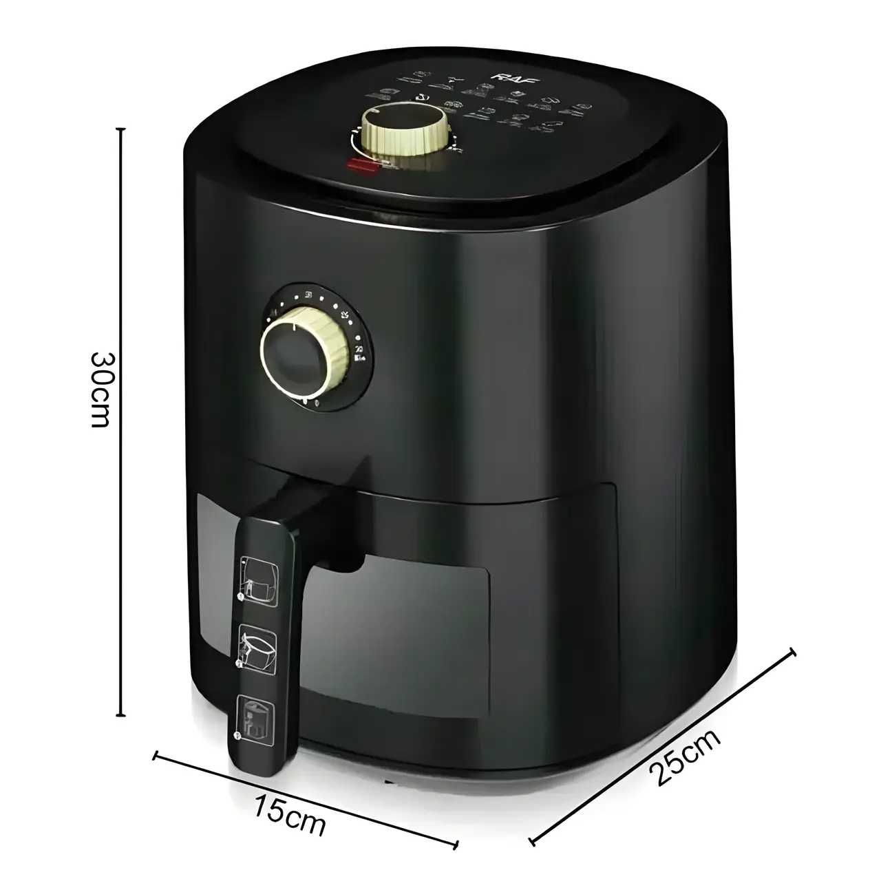 Аэрофритюрница, аэрогриль BITEK BT-5332B Air Fryer 3500Вт 6л