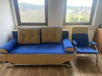 Kanapa i fotel 140x190 sofa tapczan