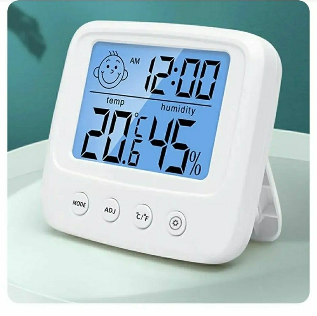 Цифровой термометр-гигрометр с ЖК-экраном, термометр-гигрометр
Измерен