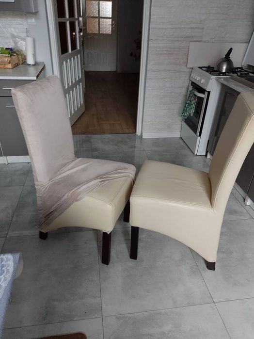 Beżowe krzesła używane