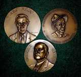 Medalhas em bronze dos maiores Ecritores Portugueses
