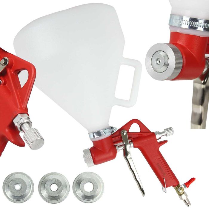 PISTOLET do bielenia, malowania, tynkowania 5L + 3 DYSZE