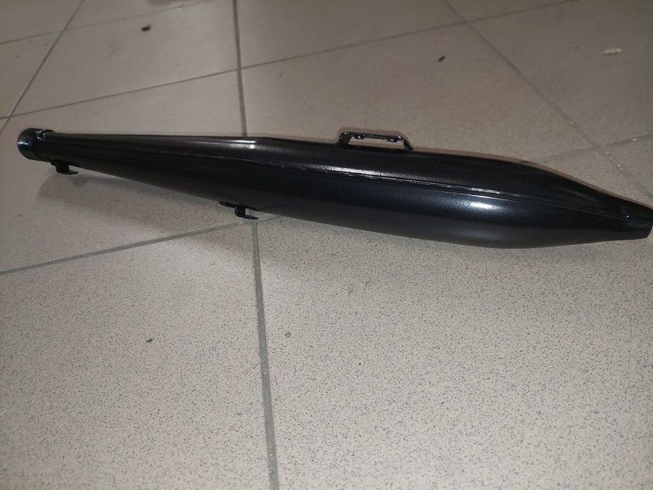 Nowa rura wydechową tłumik Romet motorynka czarny pl