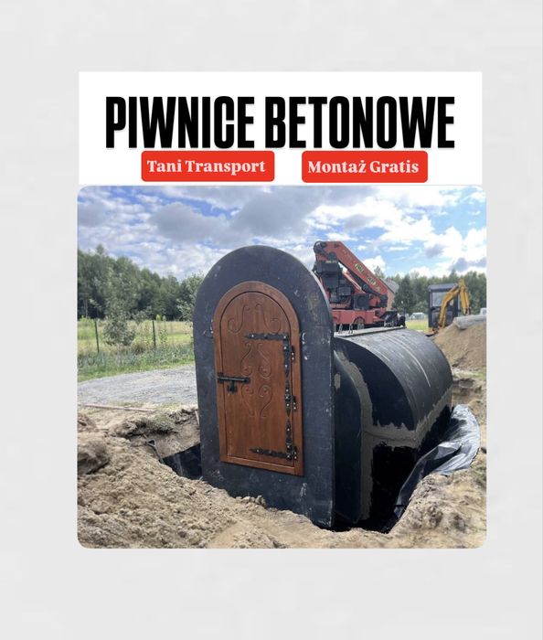Piwniczka Betonowa Kopułowa Piwnica Ziemianka Schron