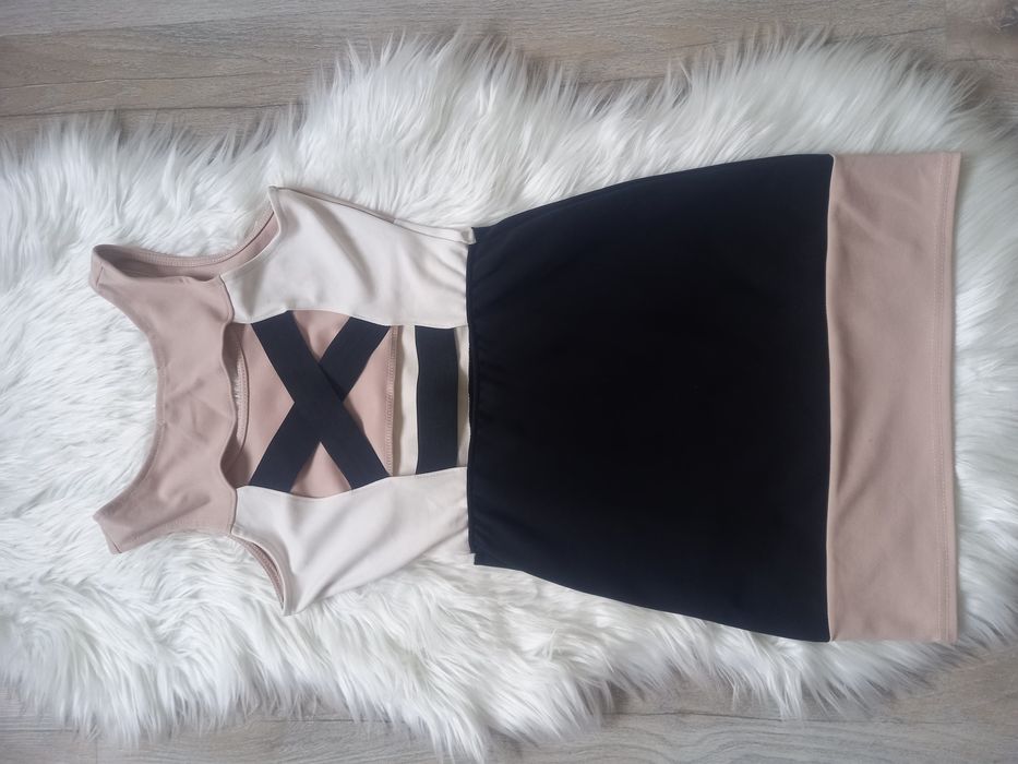 Sukienka mini Quiz roz XS XXS S roz 34 36 boho must have