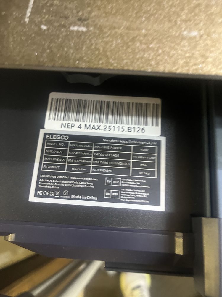 Продам 2 3D-принтера ELEGOO Neptune 4 Max