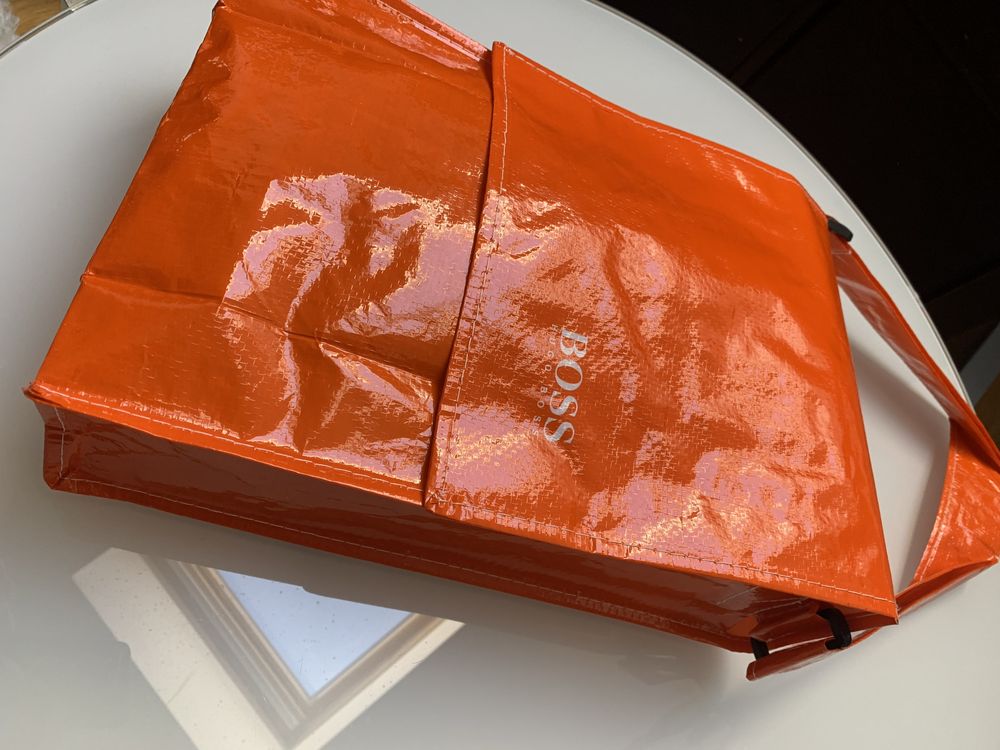 Torba Hugo Boss, torba plażowa, torba Hugo Boss -Orange