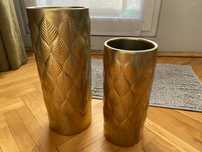 Zlote wazony ceramiczne