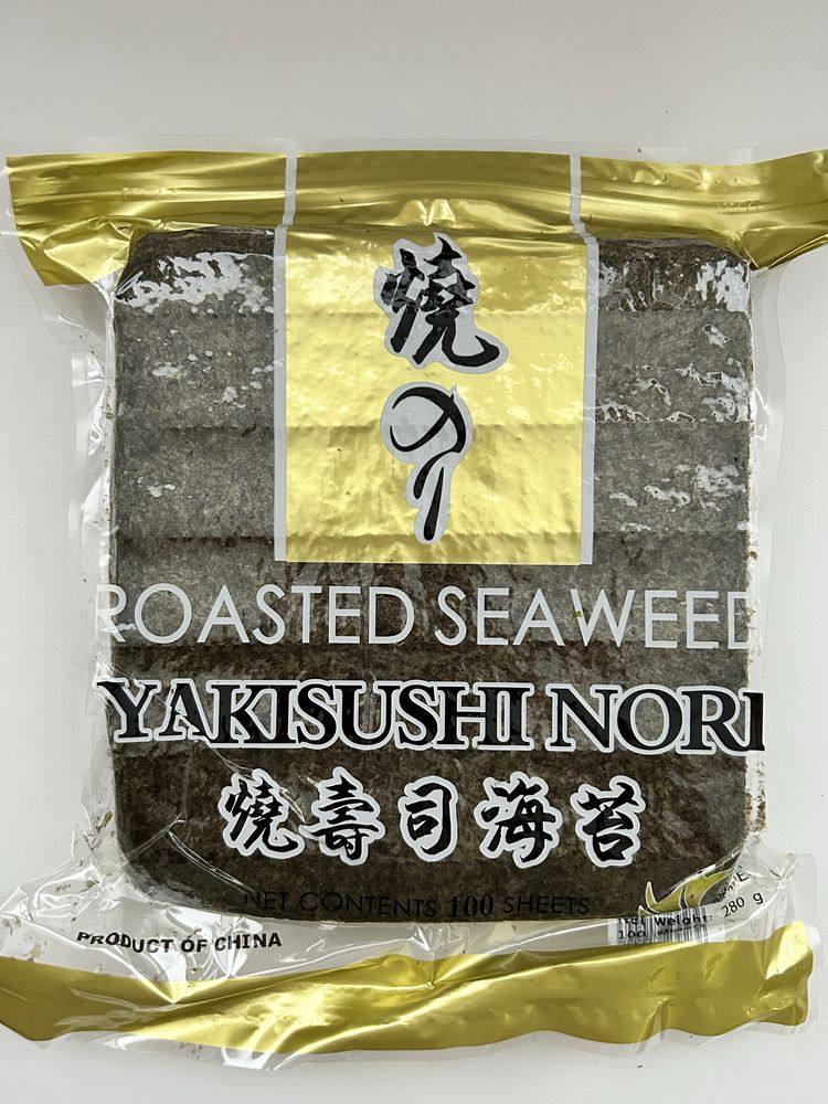 Водорості норі ,100шт Yakisushinori
