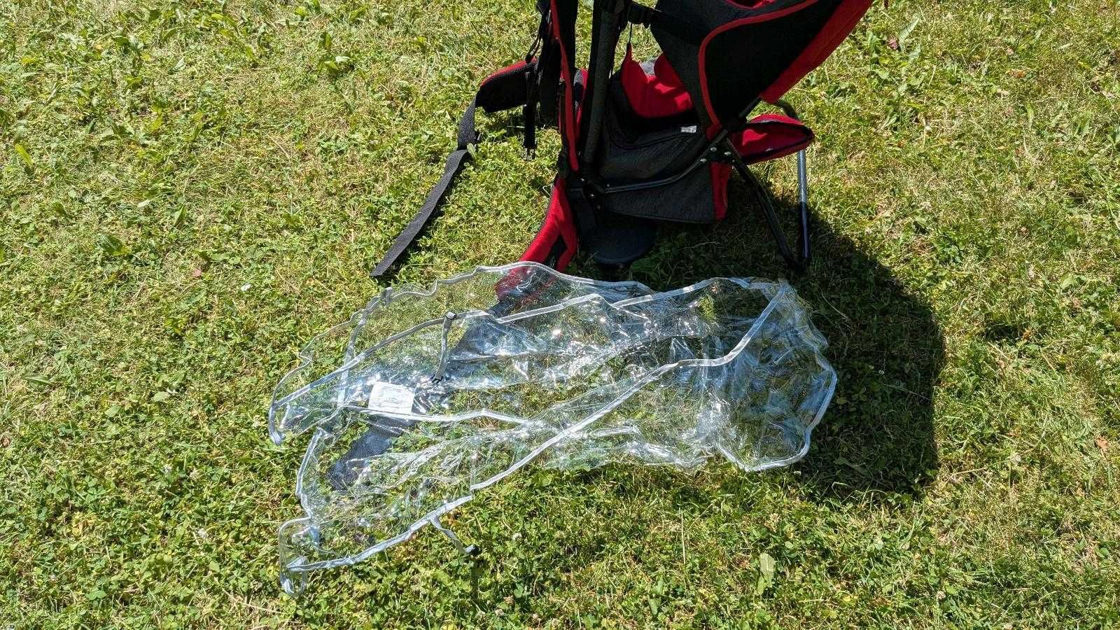MAYA Bebe Comfort nosidełko turystyczne 15kg. Ochrona Słońce Deszcz