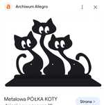 Półka kits kizo koty