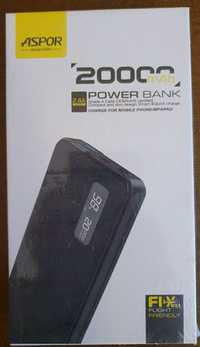 PowerBank 20000 ( aspor, моdel A 399) новий  в упаковці