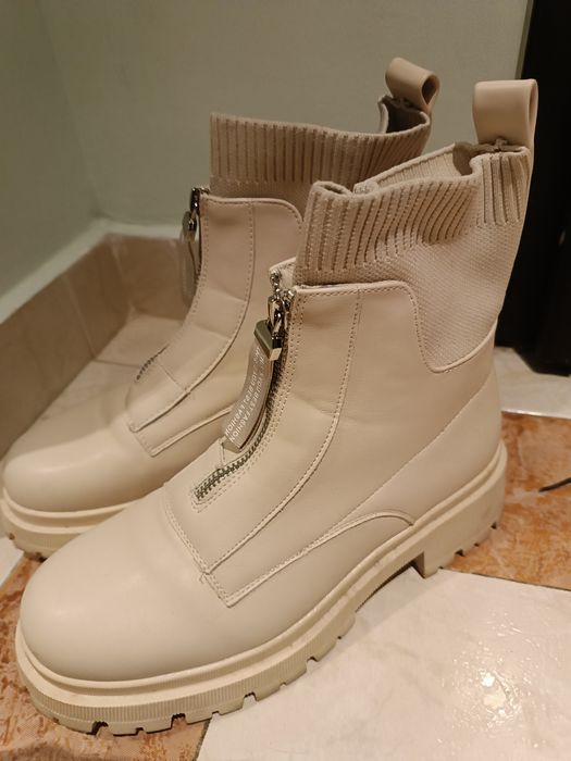 Botas brancas/creme 39 inverno