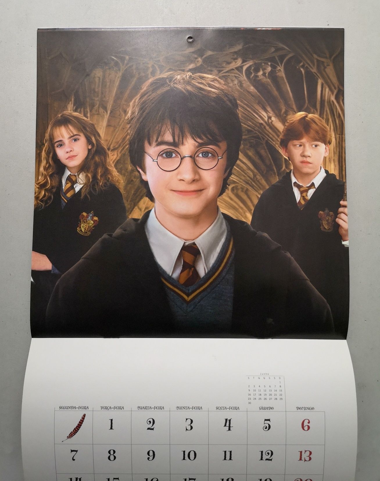 Calendário Harry Potter e a Câmara dos Segredos 2003 (Coca-Cola)