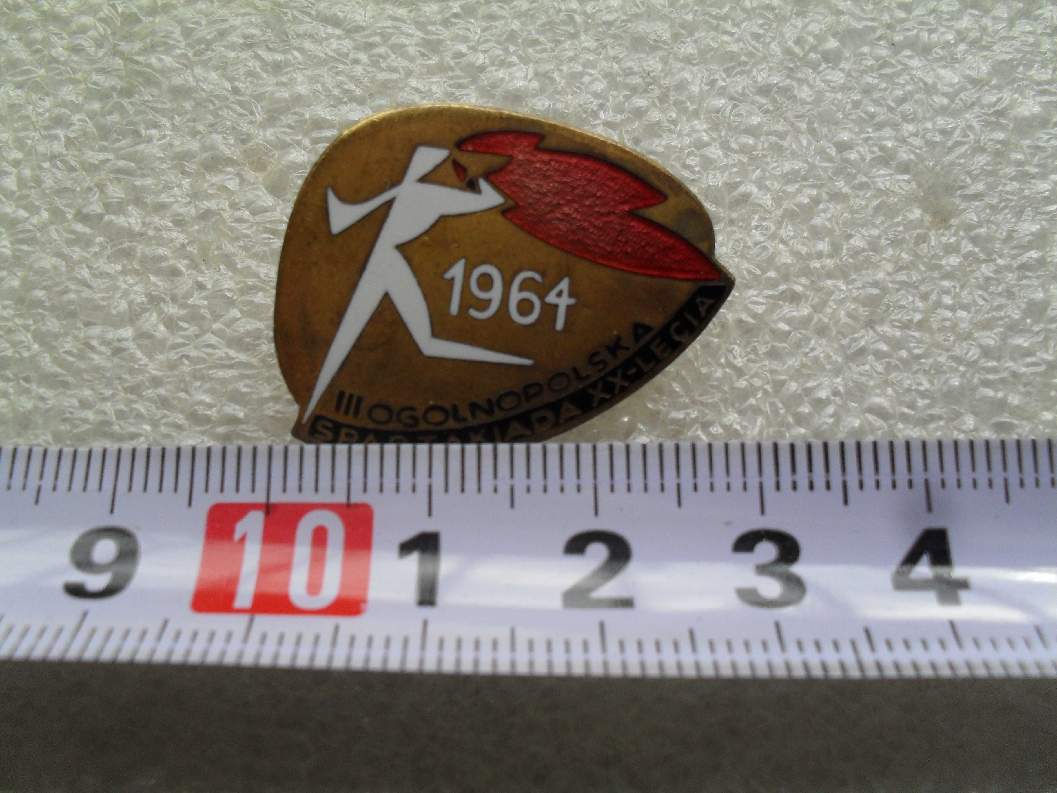 Odznaka III Ogólnopolska Spartakiada XX lecia 1964