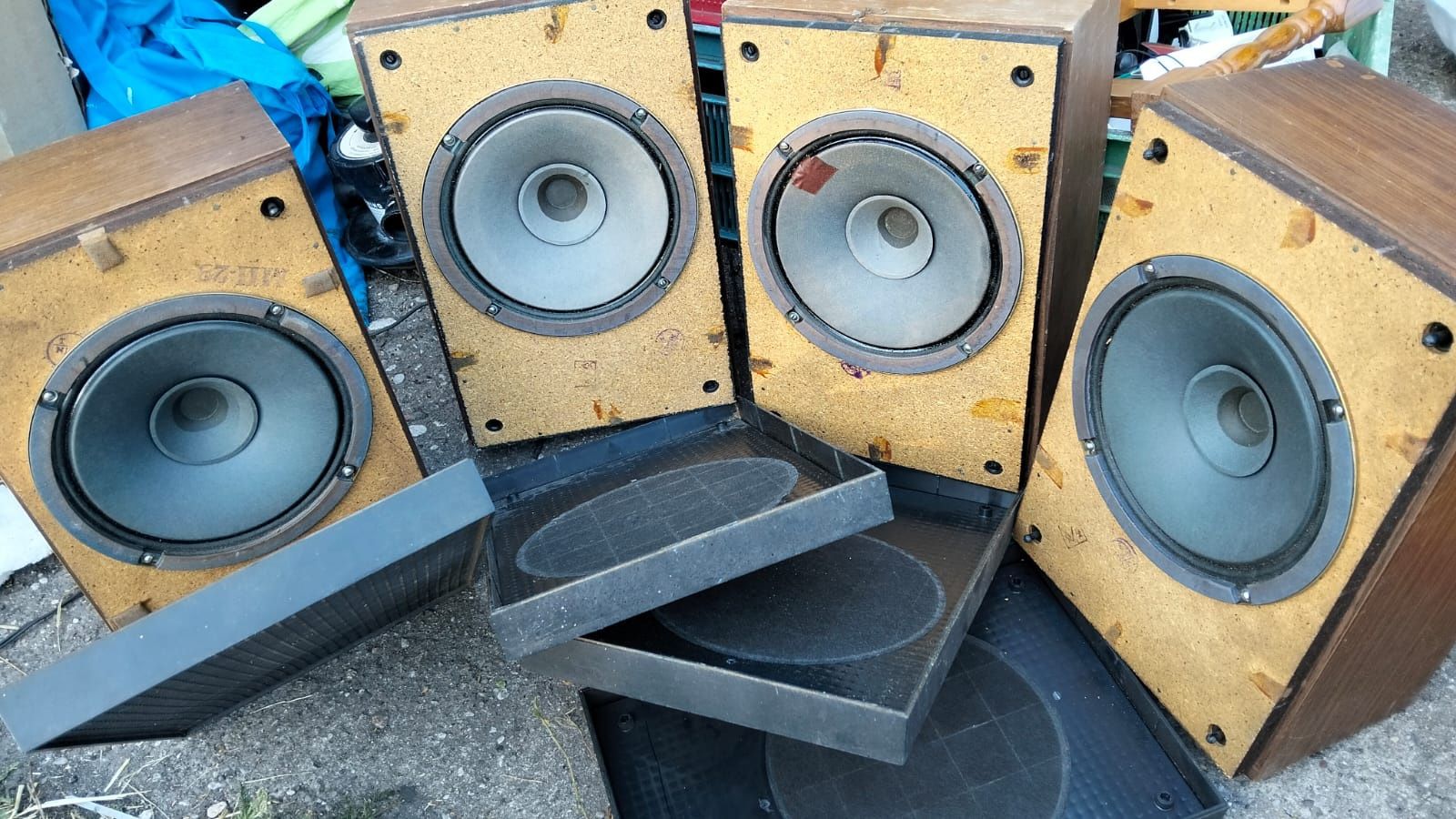 Zestaw 4x kolumny Unitra