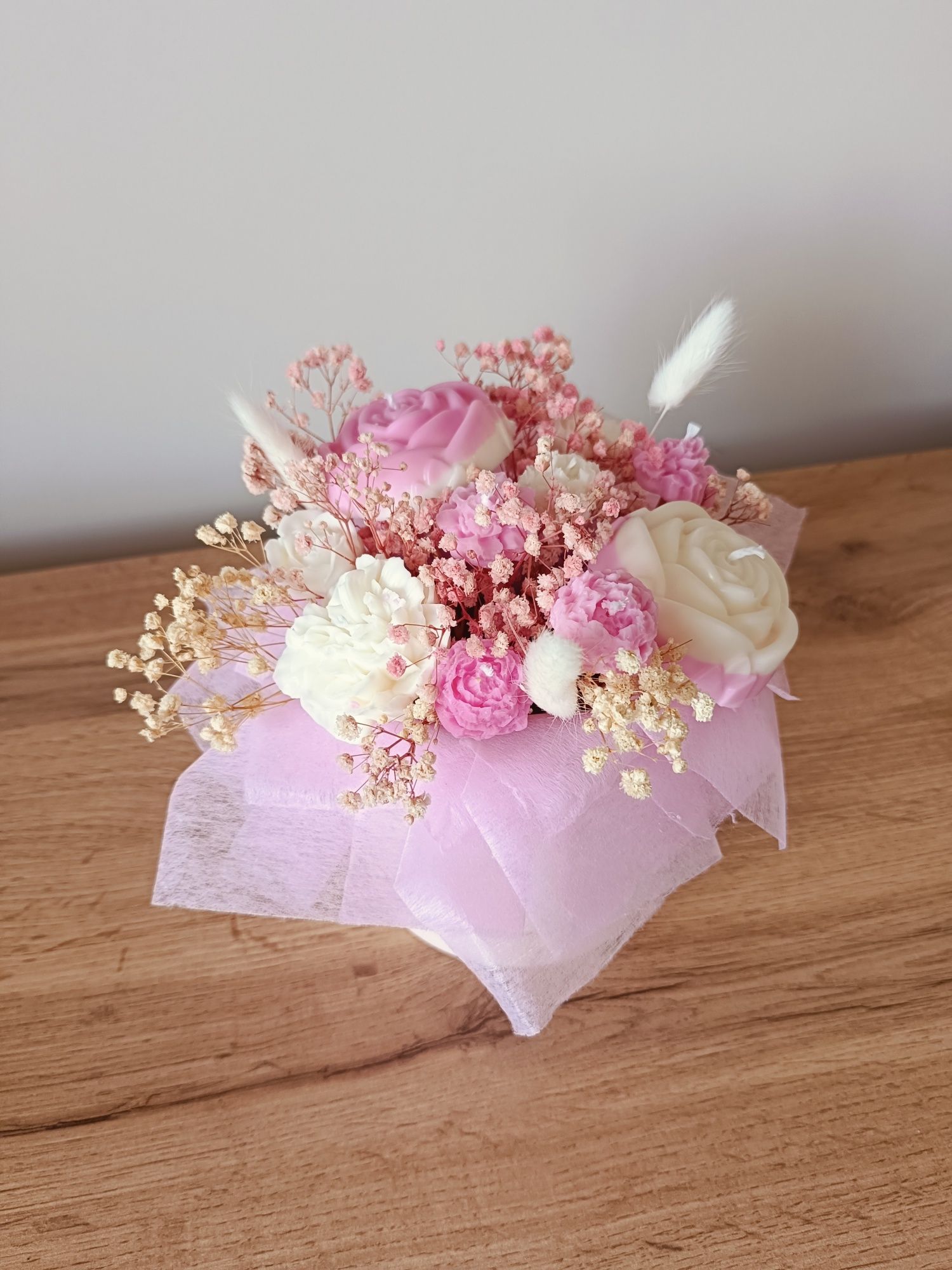 Flowerbox ze świec sojowych