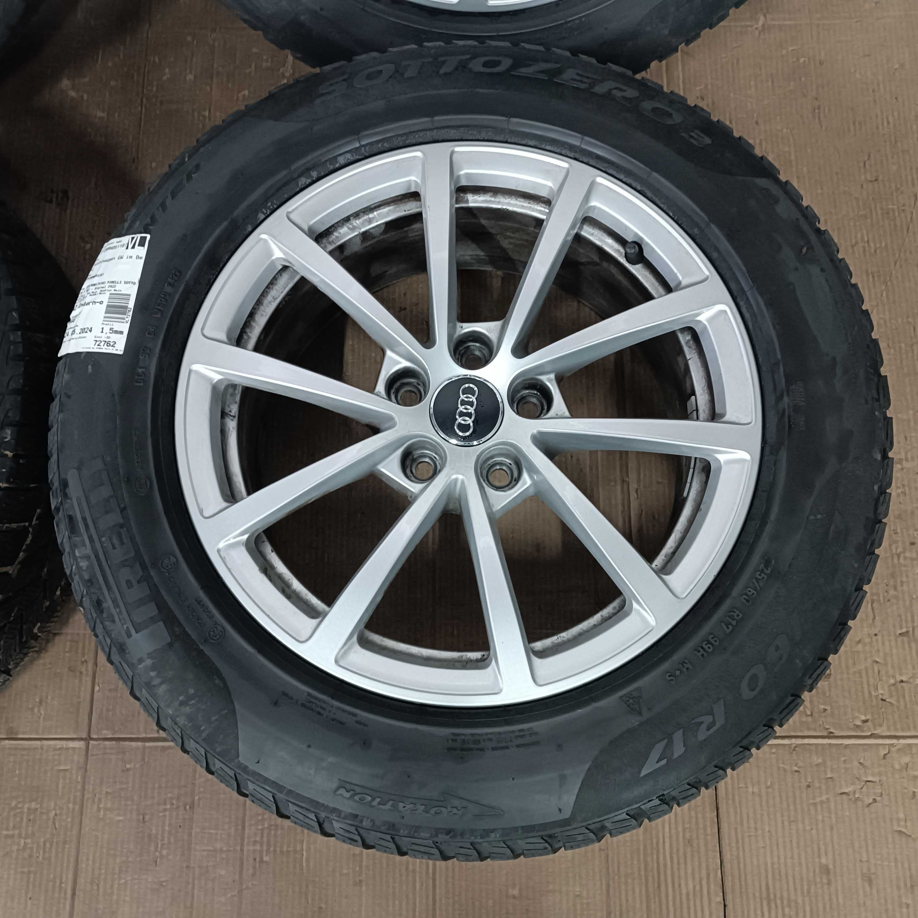 Koła Zimowe 17" 5x112 Audi A4 A5 A6 Q3 Q5 A7 225/60/R17