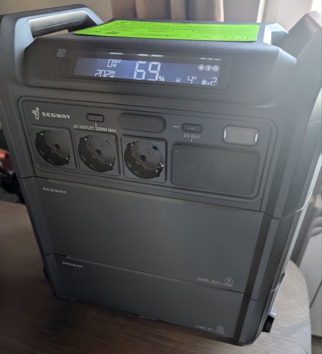 Segway CUBE 2000, 2584W, 2048Wh рік гарантія
