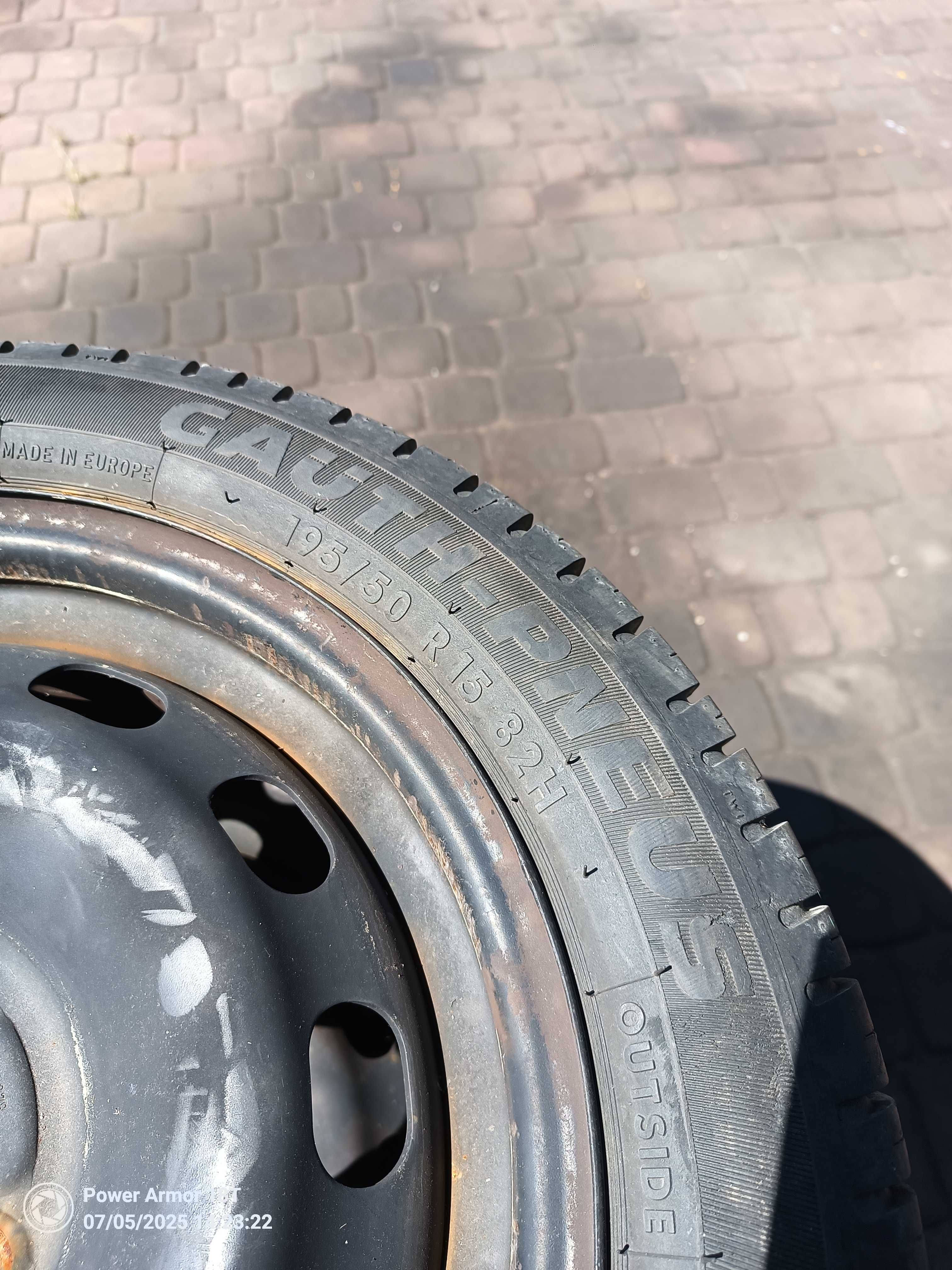 koła Fiesta MK7 195/50R15