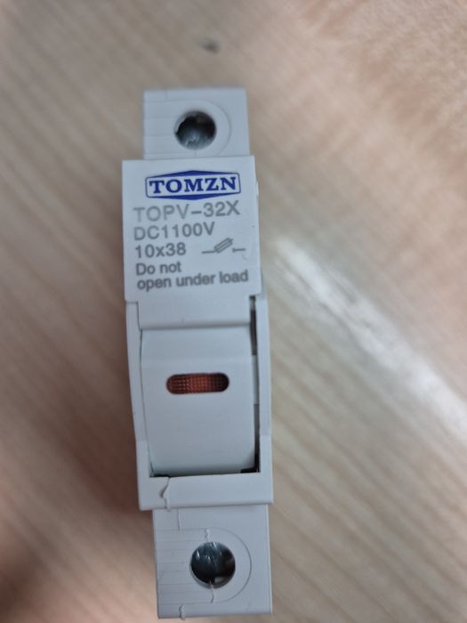 Тримач плавкого запобіжника TOMZN TOPV-32X+запобіжник  25А,