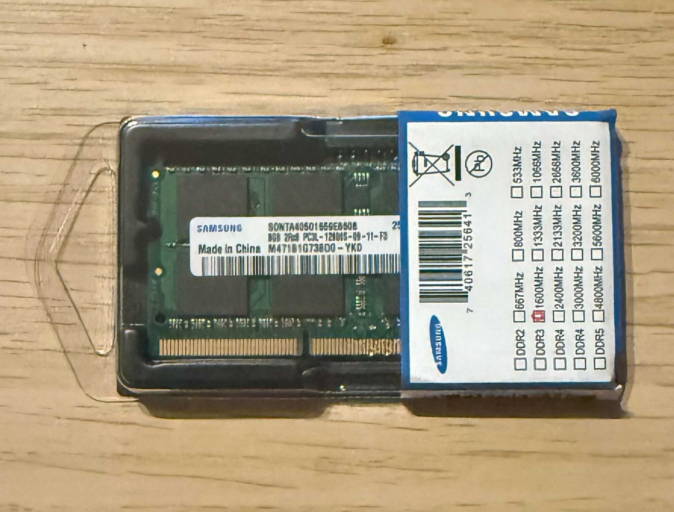 Pamięć Samsung DDR3L 8GB 1600MHz PC3L-12800S 1.35V CL11 M471B1G73BD0