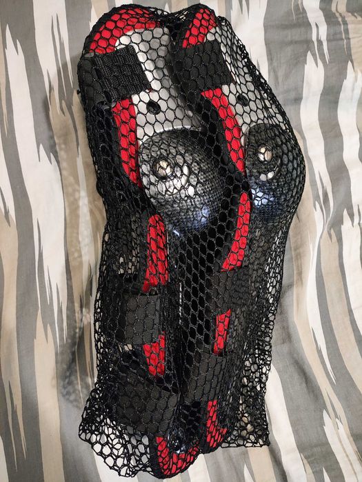 Наколінники шарнірні Vega мото захист коліна розмір L