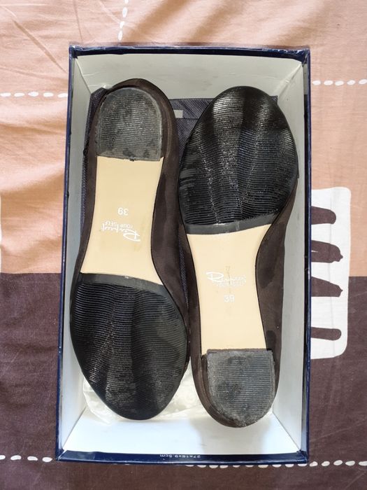 Туфли из нубука Respect