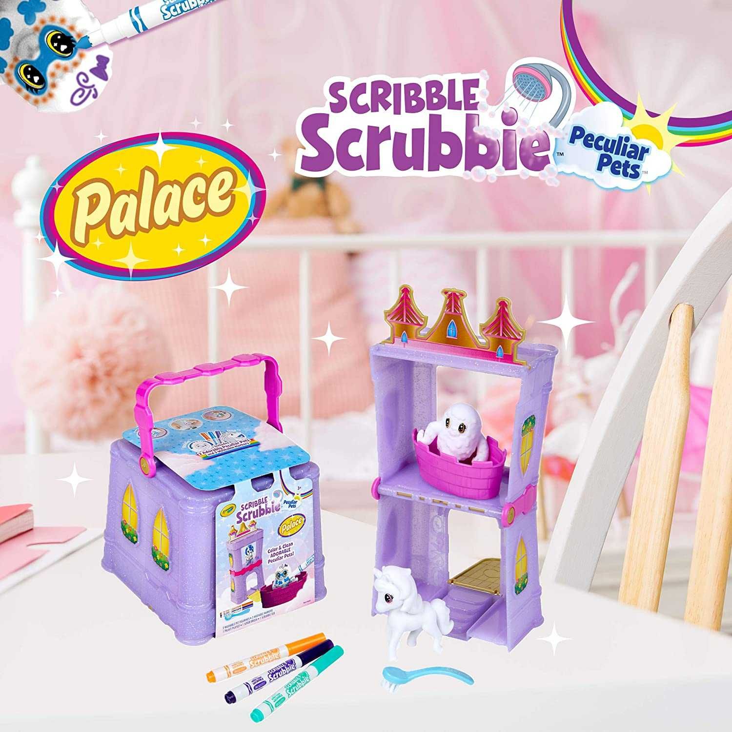 Crayola крайола раскрашиваемые питомцы Дворец питомцев Единорог