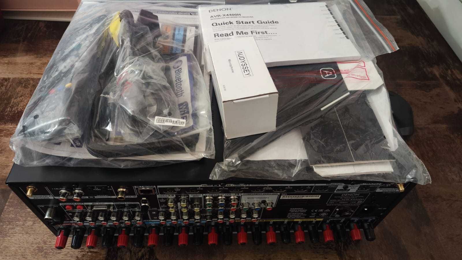 Denon AVR-X4400H 9.2 kompletny, nowy, brak pudełka, zarysowana góra