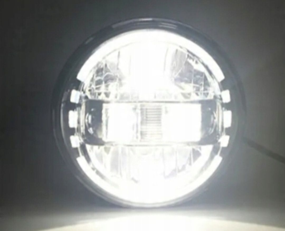 Lampy REFLEKTORY przód LED 7" Jeep Wrangler JK TJ CJ King Kong Extreme