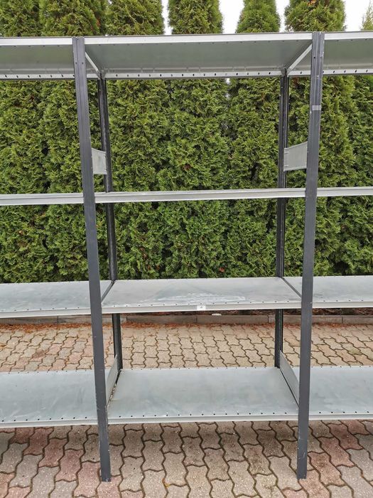 Regały używane z demontażu 40gł x100x250cm ocynk ocynkowany DEXION