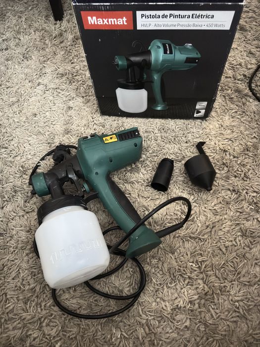 Pistola de Pintura Elétrica Maxmat – HVLP 450W