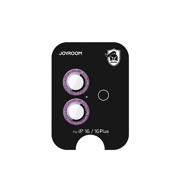 Szkło ochronne Joyroom JR-MSF0302 na obiektywy iPhone 16/16 Plus - róż