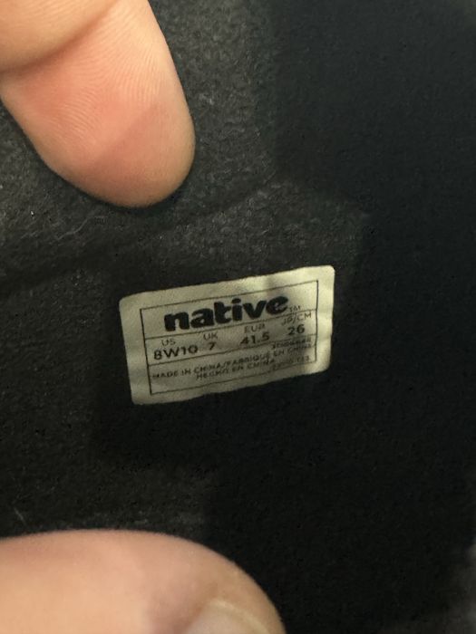 Native розмір 41.5 26см. Оригінал. Комплект. Чорний колір. Зима