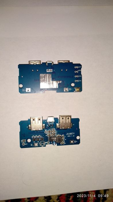Плата павербанк  JX-887Y 2xUSB 18650