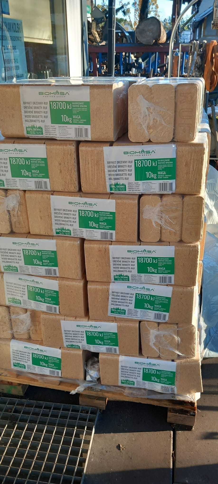 Brykiet drzewny w kostkach 10kg