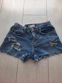 Spodenki jeansowe dziewczęce Zara 134