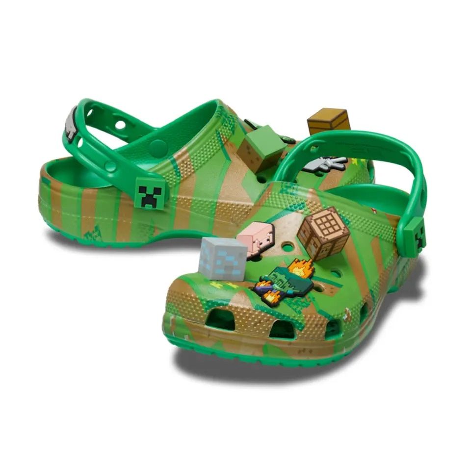 оригінал crocs minecraft elevated clog J2 33-34 р.