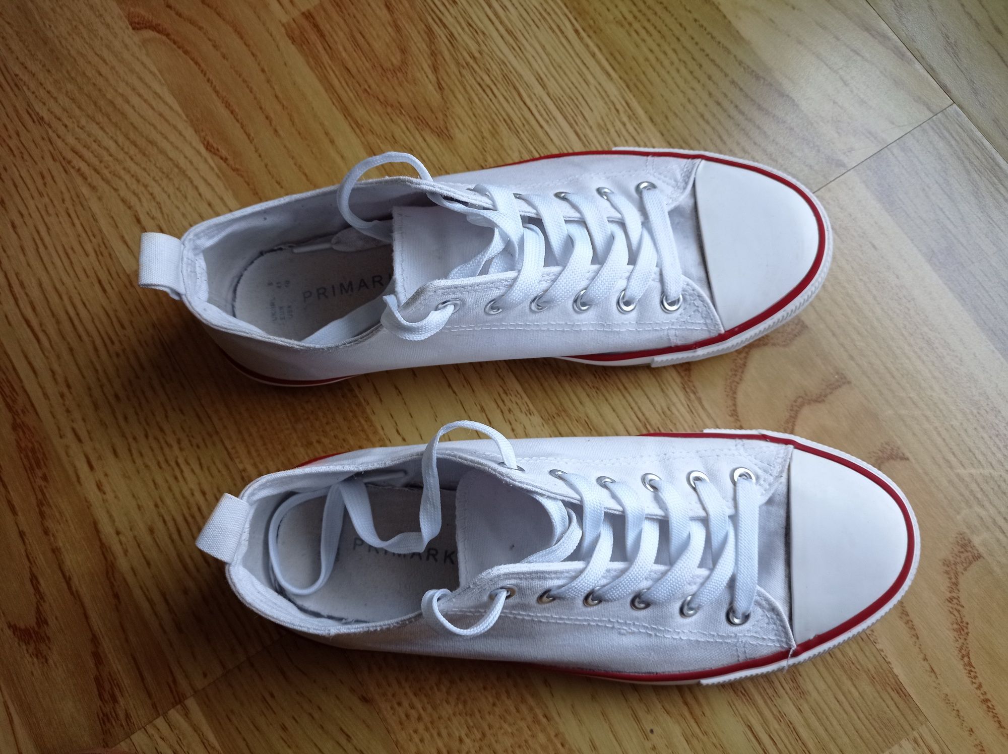 Trampki Primark,białe,rozm.41 (8),nowe sznurówki ,jak converse