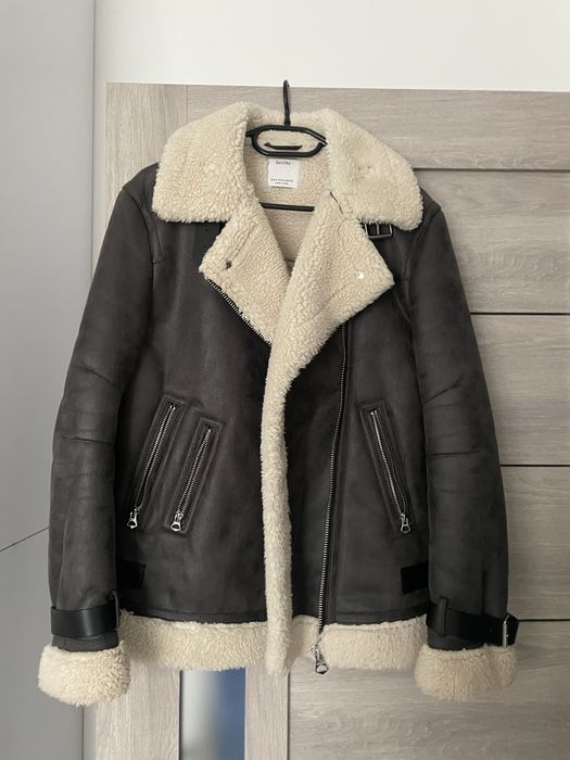 Сіра дублянка Bershka