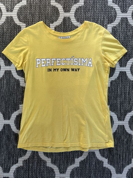 Żółta koszulka bluzka t-shirt pull & bear M perfectisima in my own way