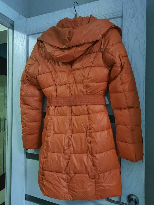 Пуховик длинный женский зимний